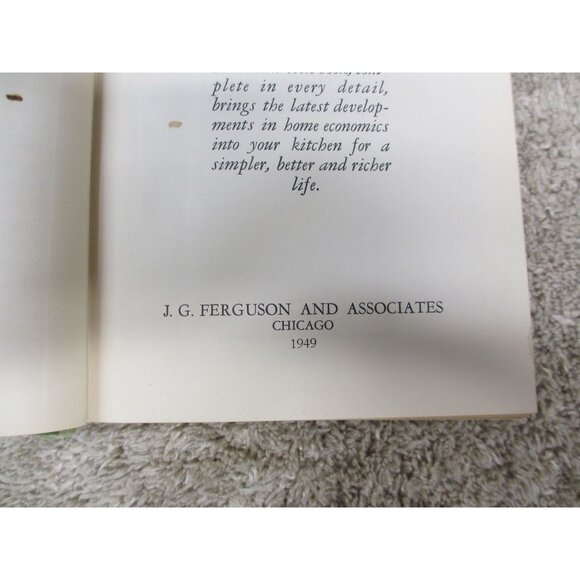 Encyclopedia Of Cooking By J.G. Ferguson & Associates 1949 Hardcover Vintage Coo - Picture 6 of 9